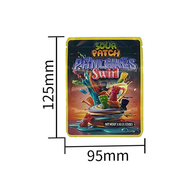 Wholesale Strawberry Funnel Cake 3.5g Candy Mylar Bags